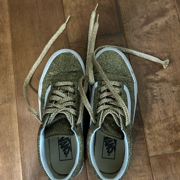 Vans Gold Glitter Sneakers - Picture 1 of 6